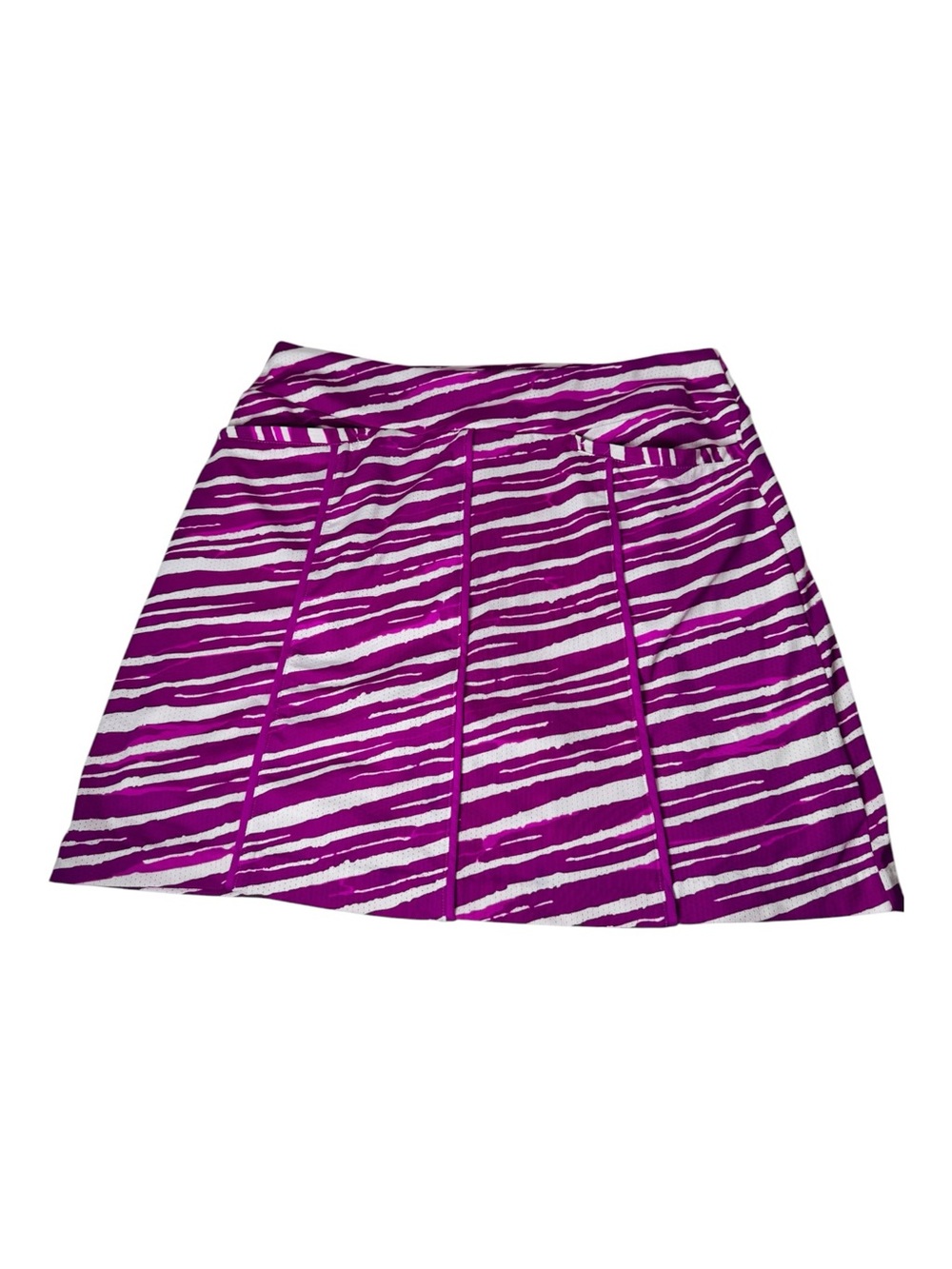 Tail Activewear Purple Magenta Striped Athletic Golf Tennis Pickleball Skort XS